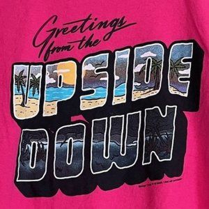 STRANGER THINGS - UPSIDE DOWN GREETINGS SHIRT - WOMENS - M - UNWORN